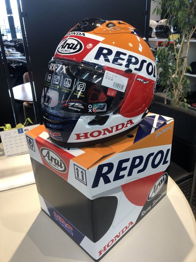 商品入荷情報！ Arai RX-7X REPSOL | ホンダドリーム明石のスタッフブログ